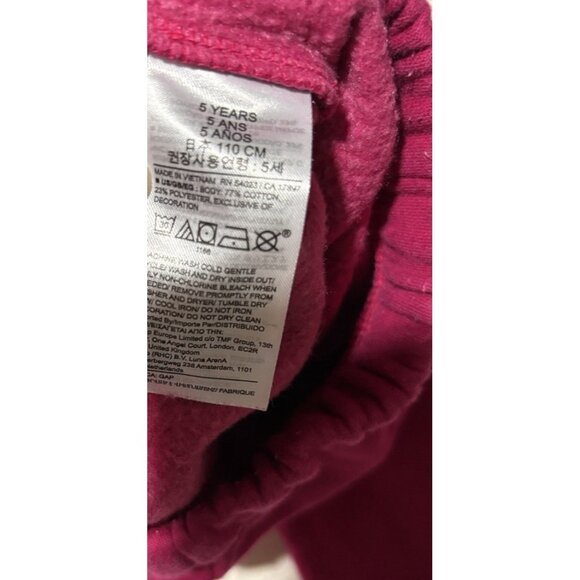 Baby GAP Pink Hoodie Jogger Sweatpants Set Girls 5 Years - Picture 5 of 7